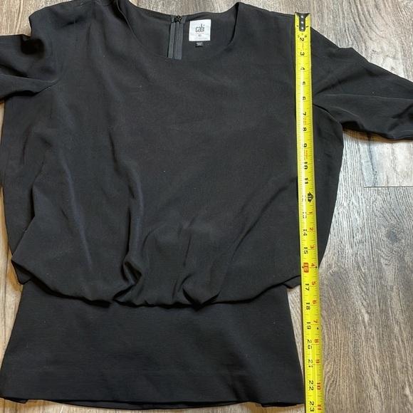 Cabi Women’s #5205 Black Indulgence Layered Career Blouse, size xs - Picture 9 of 12